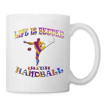 handball - Mug - white - Right