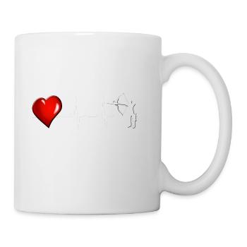 Bogenschießen - Tasse - Weiß - Rechts