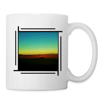 Sky Yellow Green Horizon - Mug - white - Right