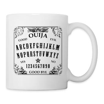 OUIJA board in black - Mug - white - Right