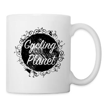 Bicycle Road Bike Mountain Bike Cycling Planet - Mug - white - Right