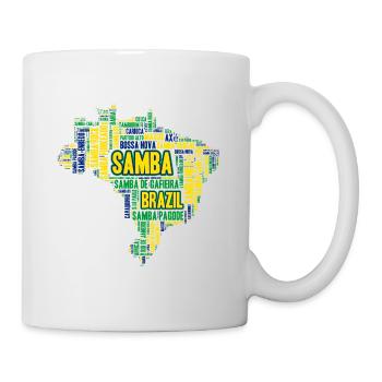 Samba - Mug blanc - blanc - Droite