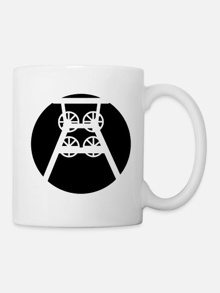 Ruhrpott Zeche Förderturm (b) - Tasse - Weiß