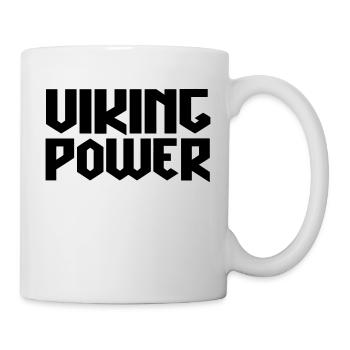 pouvoir viking - Mug blanc - blanc - Droite