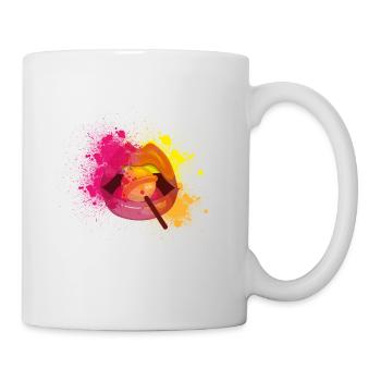 Lippen - Tasse - Weiß - Rechts