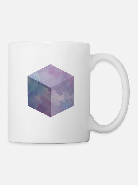 Galaxy Cube - Tasse - Weiß