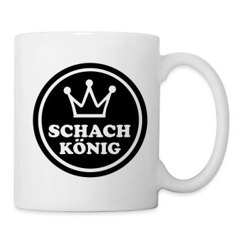 Roi d'échecs - Mug blanc - blanc - Droite