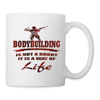 Bodybuilding - Mug blanc - blanc - Droite