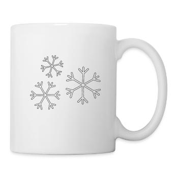 snowflakes - Mug - white - Right