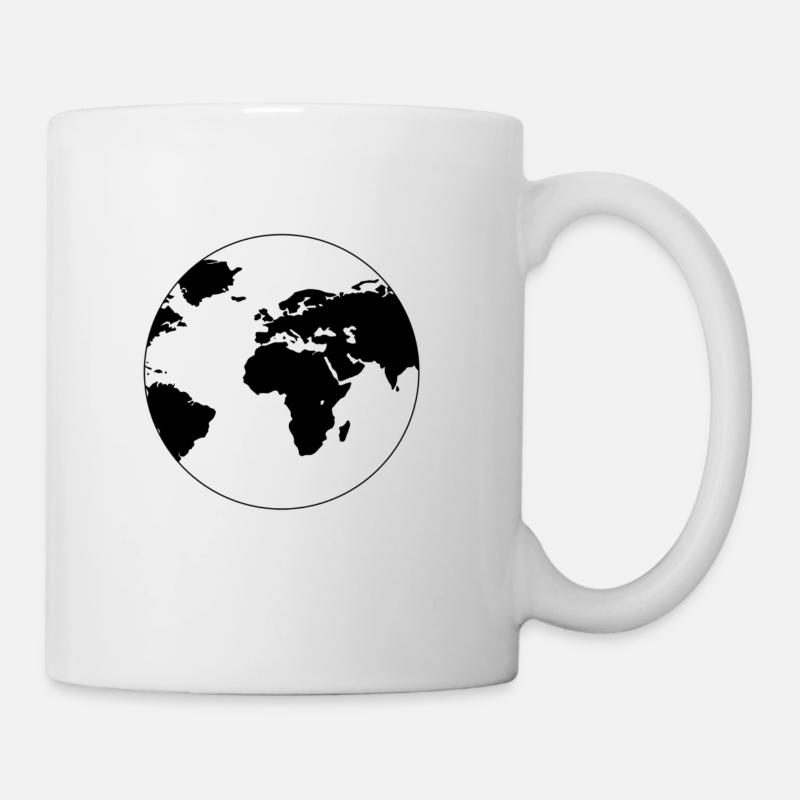 ERDE - Tasse - Weiß