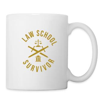 Law School Survivor - Mug - white - Right