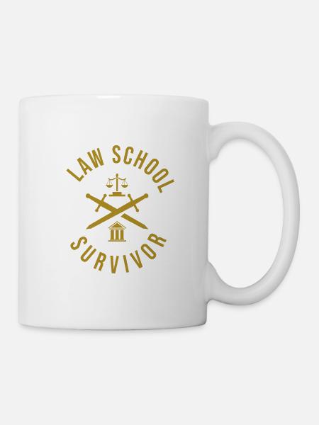Law School Survivor - Tasse - Weiß