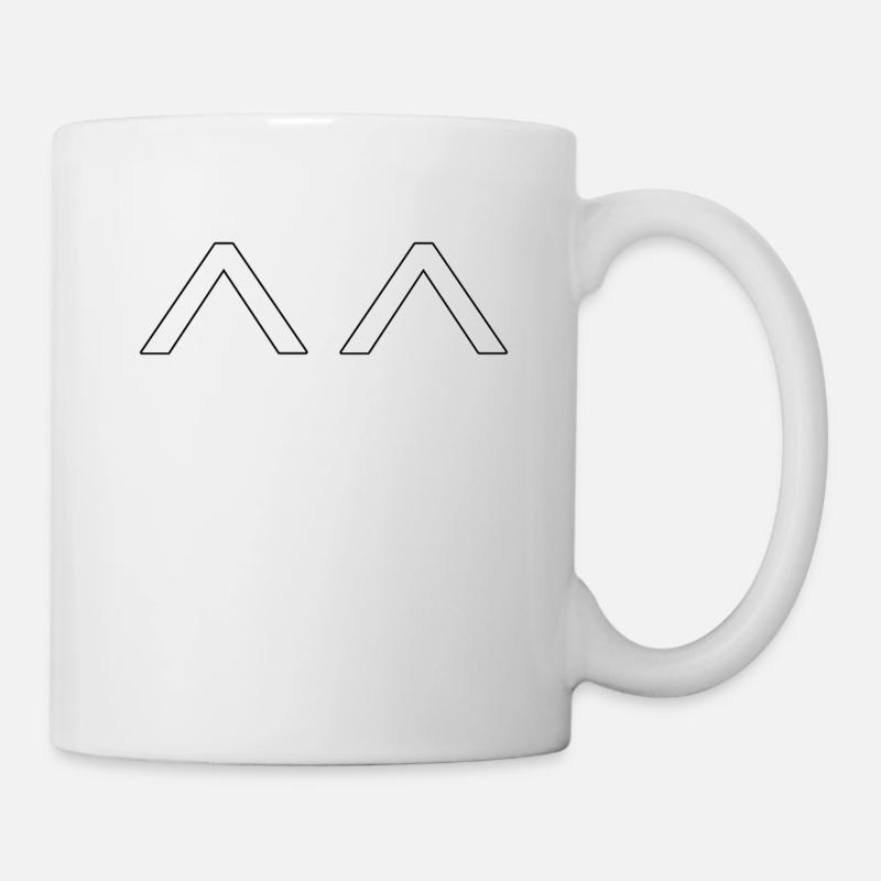 ^^ Smiley - Tasse - Weiß