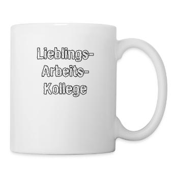 Lieblings Arbeitskollege - Tasse - Weiß - Rechts