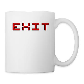 EXIT - Tasse - Weiß - Rechts