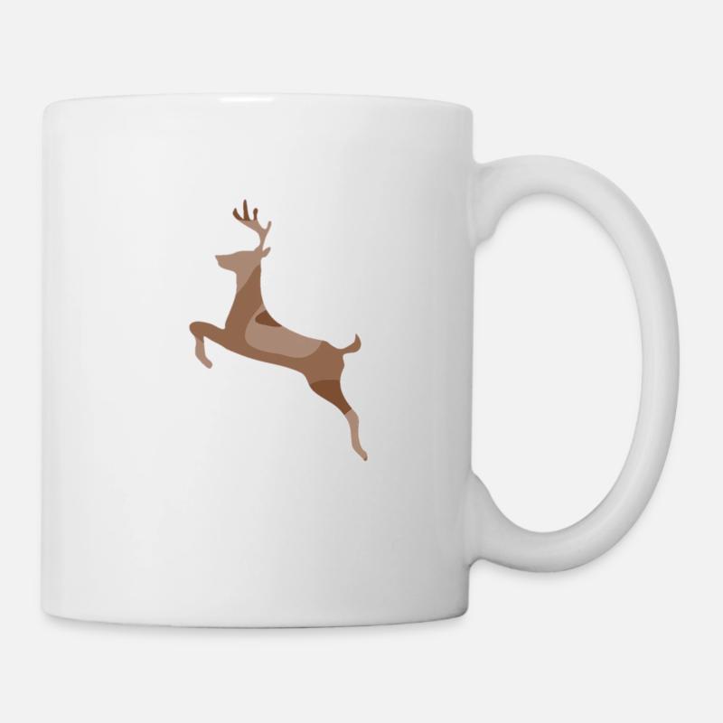 Reh Camo - Tasse - Weiß