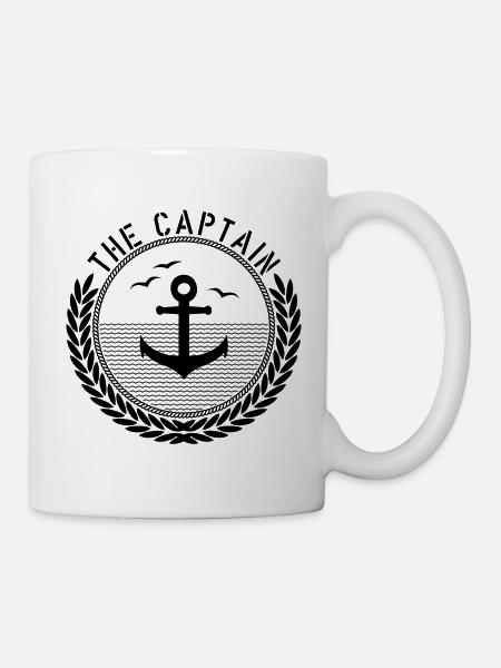 Le Capitaine - Anchor - Mug blanc - blanc