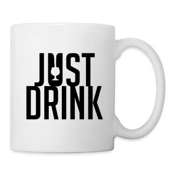 alcool boisson ivre cadeau idée noir - Mug blanc - blanc - Droite