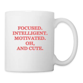 Oh et mignon! - Mug blanc - blanc - Droite