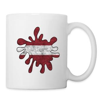 Latvia national flag - Mug - white - Right