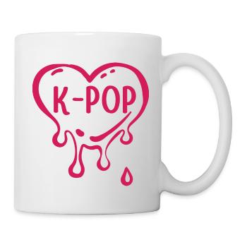 K Pop Corée Musique coréenne cadeau - Mug blanc - blanc - Droite