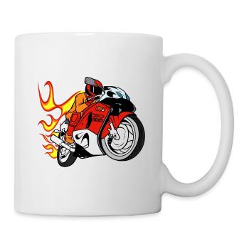 Moto moto - Mug blanc - blanc - Droite