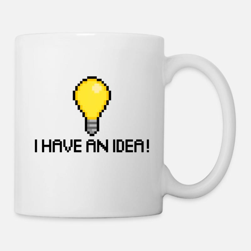 J'ai une idée! (J'ai une idée) - Mug blanc - blanc
