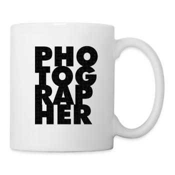 Photographer taking photos photo shoot photography - Mug - white - Right