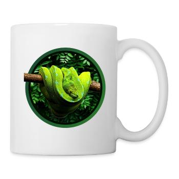 Green Tree Python Reptile Keeper Chondro Fan - Mug - white - Right