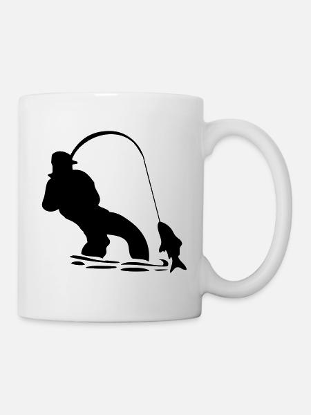 Fischer Fischen Fisch - Tasse - Weiß