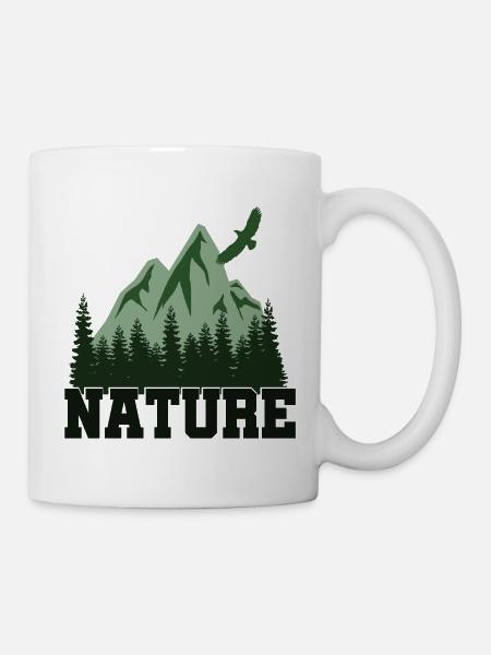 Nature...Natur im Nationalpark - Tasse - Weiß