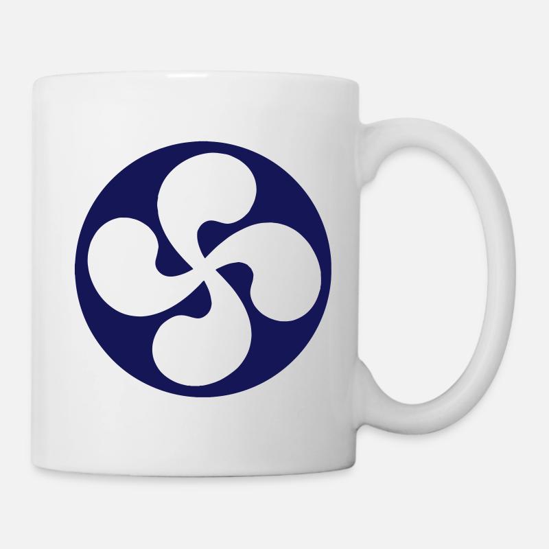 Basque cross extruded - Mug - white
