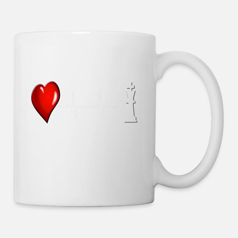 Échecs - Mug blanc - blanc
