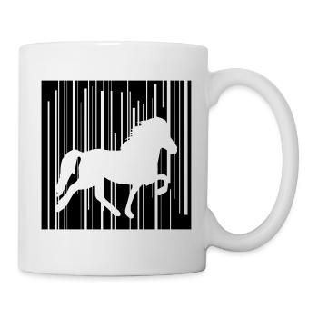 Icelandic Horse: Islandpferd Pferd Pony Merch - Tasse - Weiß - Rechts