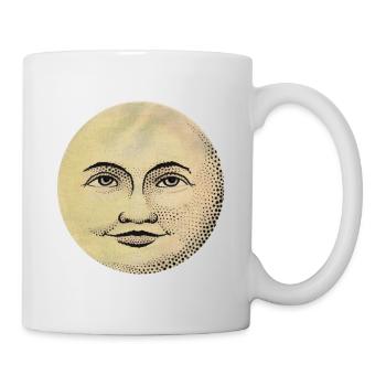 moon face - Mug - white - Right
