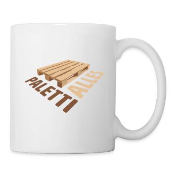 Everything alright? Pallet forklift warehouse trucker - Mug - white - Right