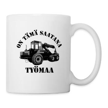 Opérateur de machine forestière - Mug blanc - blanc - Droite