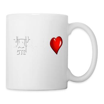 bench press - Mug - white - Right