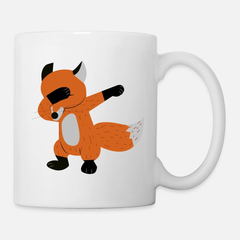 Dabbing Fox Fuchs Dab - Tasse - Weiß