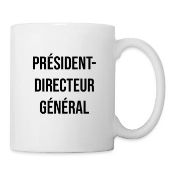 PDG - President-directeur général - Mug - white - Right