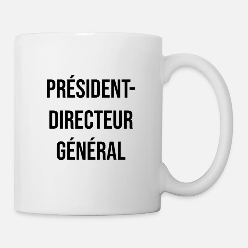 PDG - Président-directeur général - Tasse - Weiß