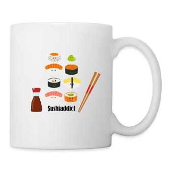 Sushi Maki T-shirt - Mug blanc - blanc - Droite