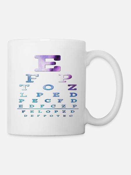 eye test - Mug - white