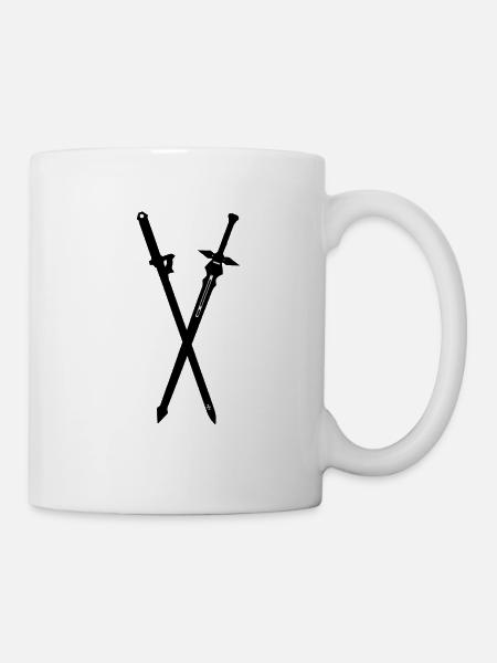 Schwerter - Tasse - Weiß