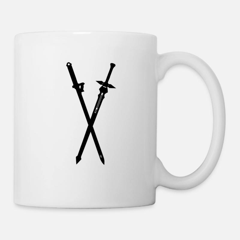 Schwerter - Tasse - Weiß