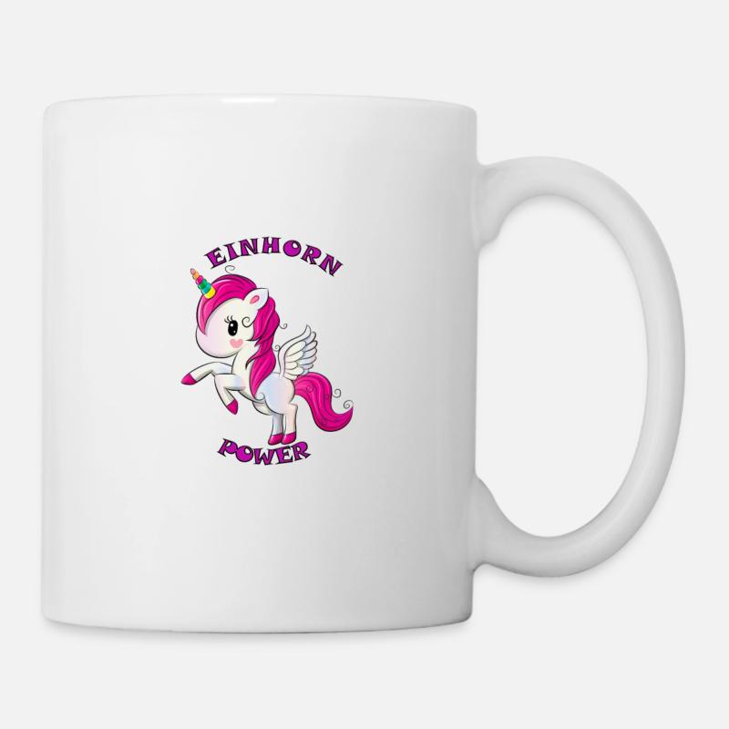Einhorn / Unicorn Design - Tasse - Weiß