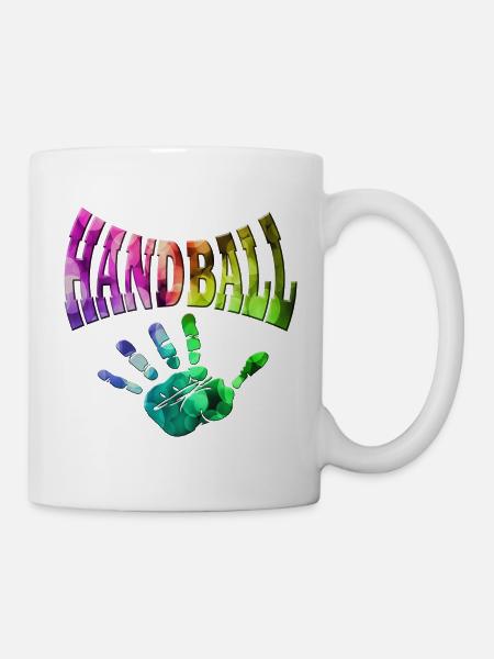 Handball - Tasse - Weiß