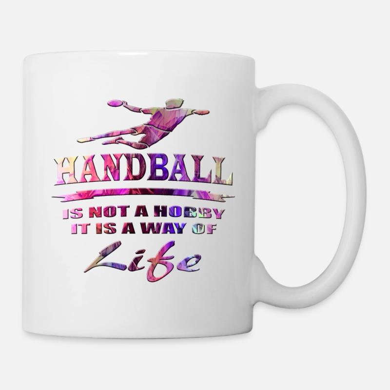 Handball - Tasse - Weiß