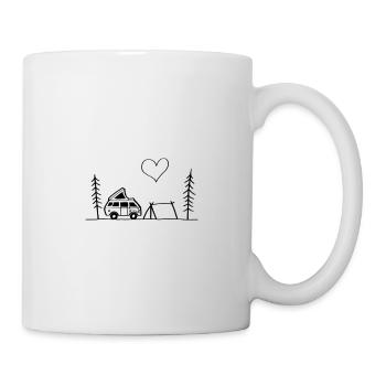Love Camping Tents Campsite Clothing - Mug - white - Right