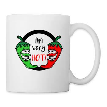 Chili shote comic for chefs and grill masters - Mug - white - Right